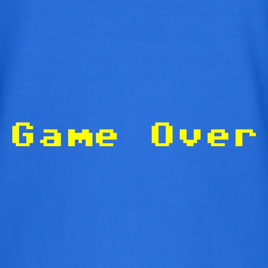 Game Over Player t shirt